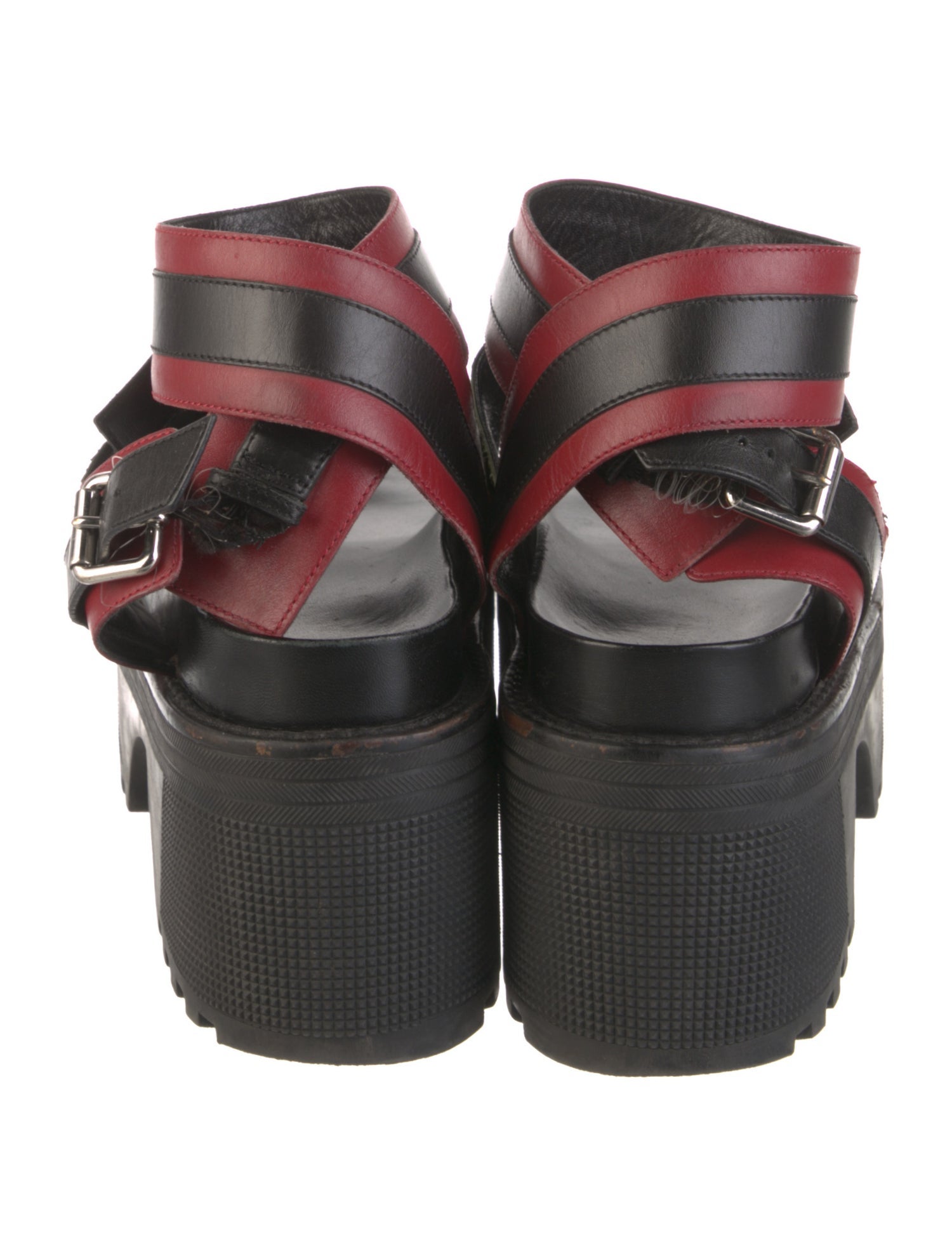 Louis Vuitton Snakeskin Animal Print Slingback Sandals